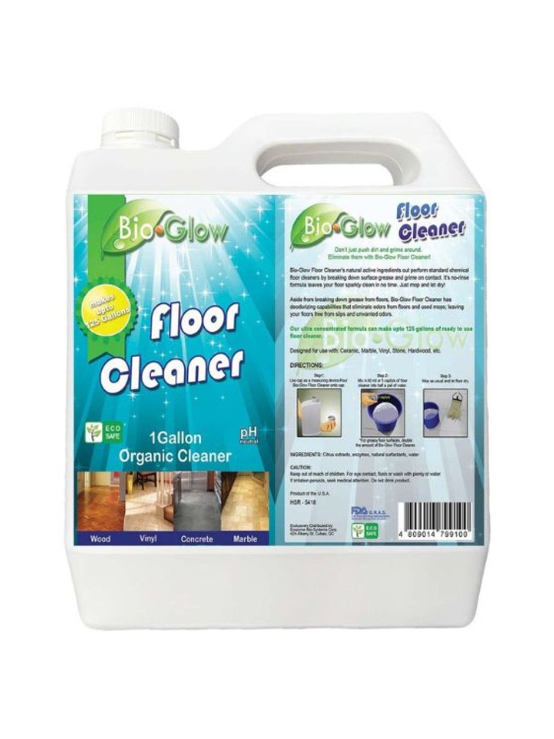 Bio Glow Floor Cleaner Gallon Edamama